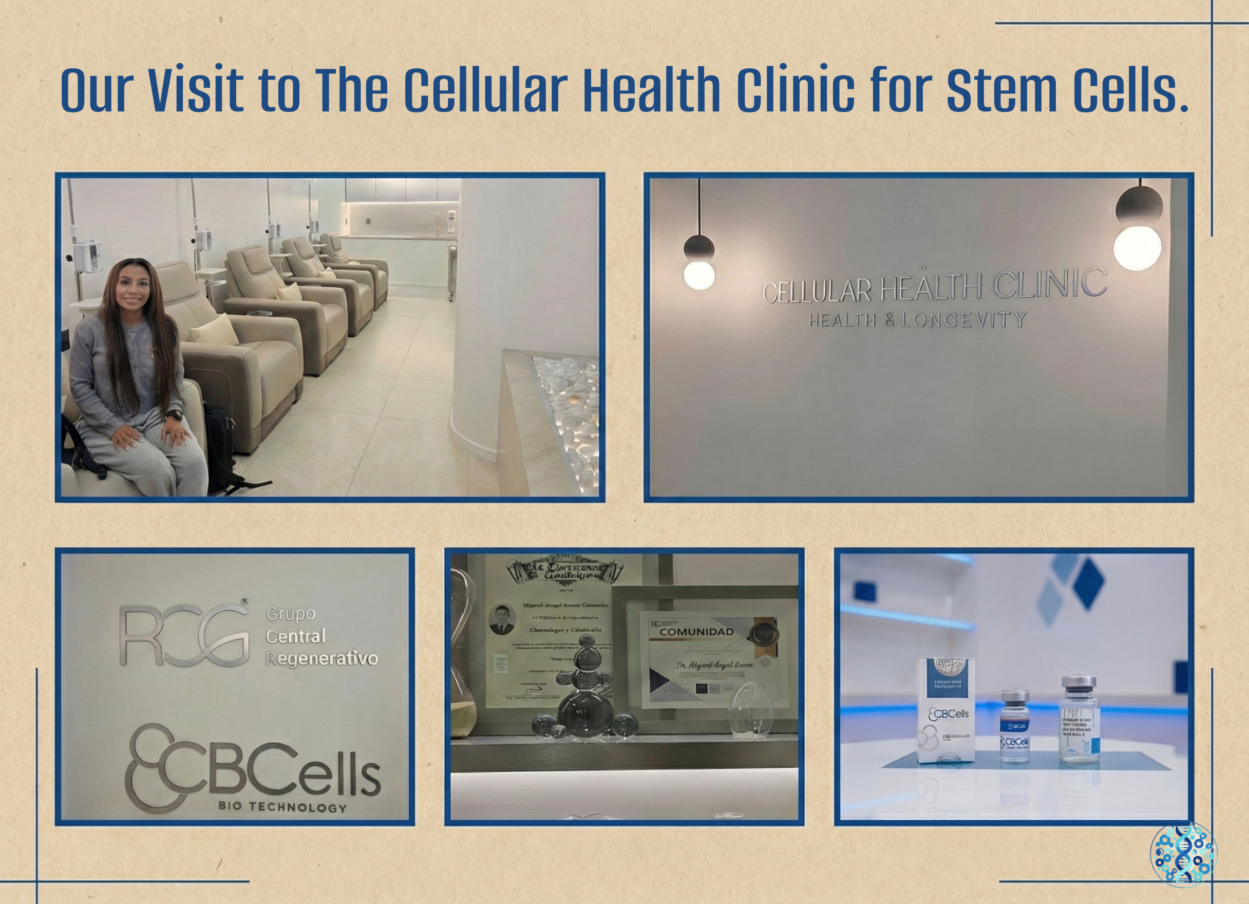 Getting stem cells at Cellular Health Clinic in Tijuana, Mexico with Dr. Romo.