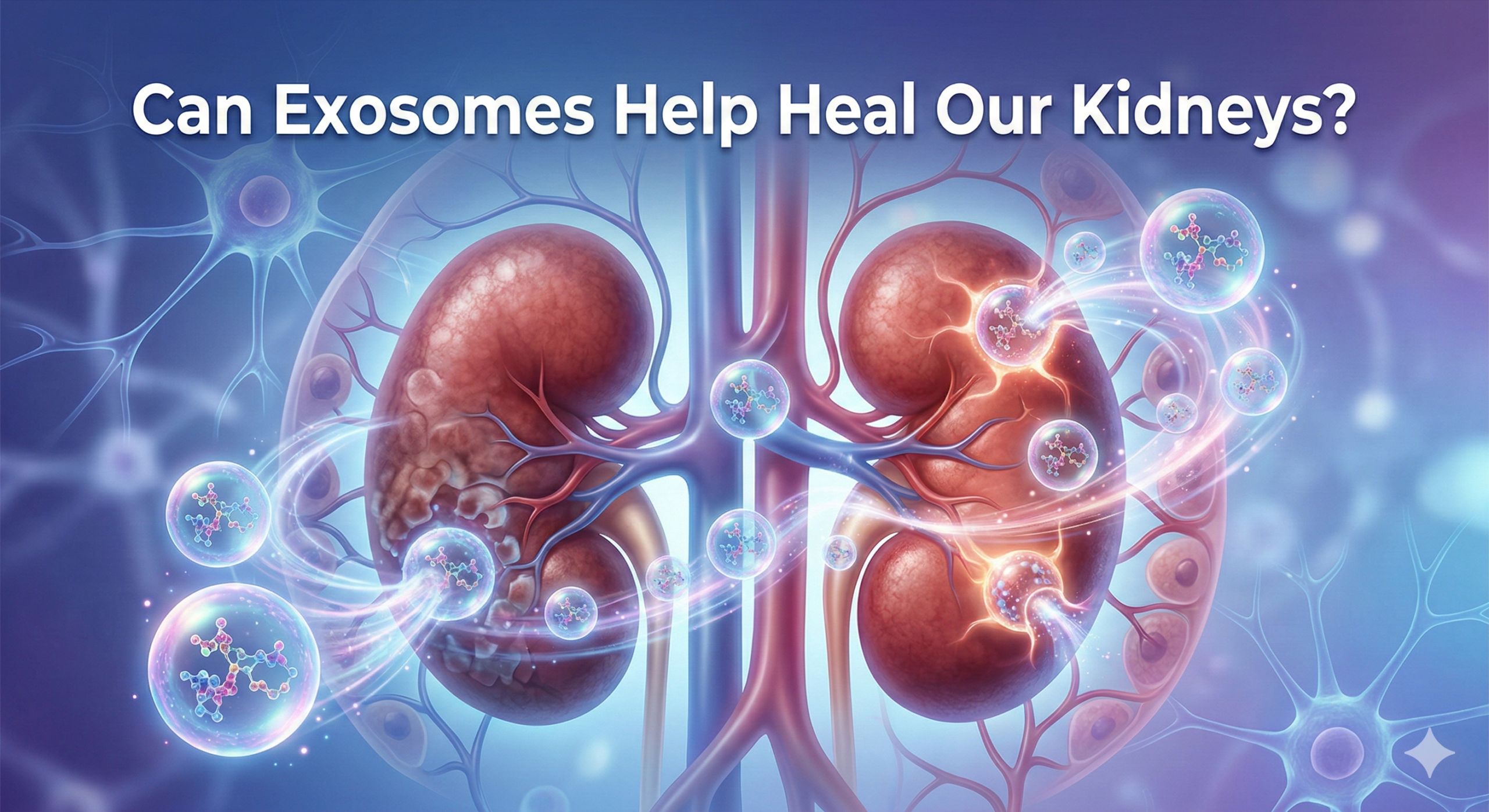 Can Exosomes derived from stem cells help repair the kidneys.