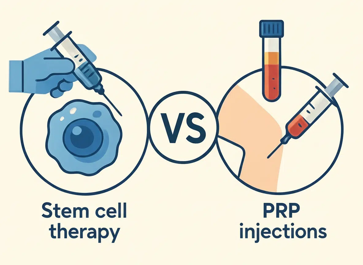 Stem Cell Therapy vs PRP Injections, Let’s Compare The Two