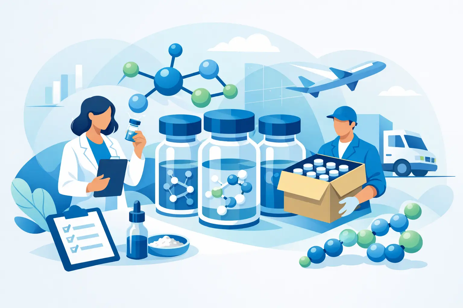 What this case study clinic bulk peptide sourcing shows