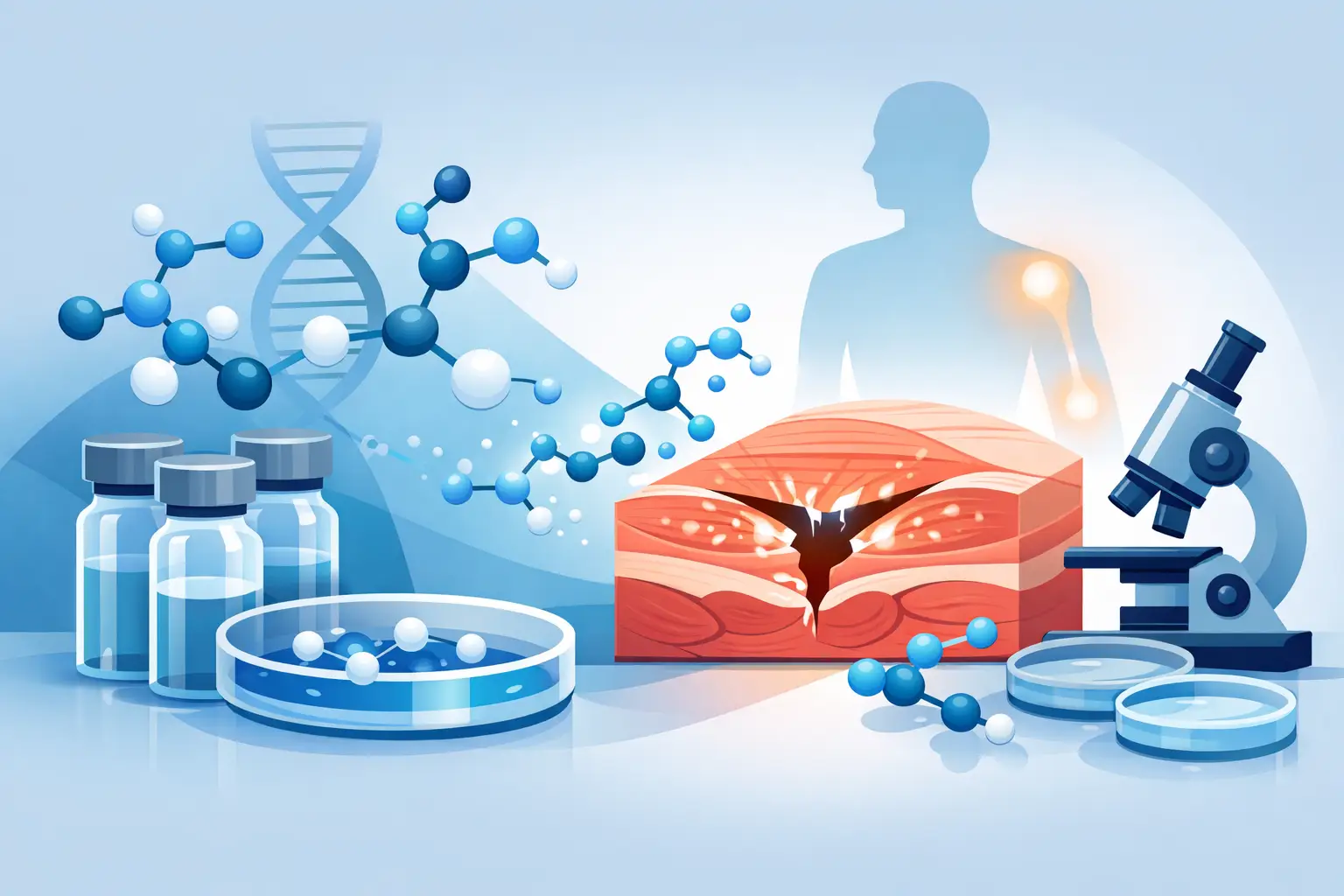 7 Top Peptides for Tissue Repair Research
